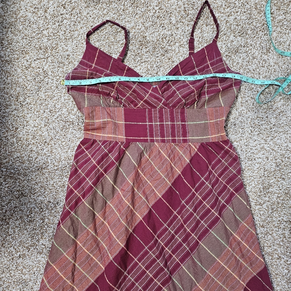APT.9 Burgandy Sun Dress Size 12 - Picture 6 of 8
